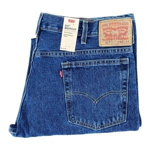 Levi’s 517 Men’s Bootcut Blue Denim Jeans Size 40 x 34 NWT